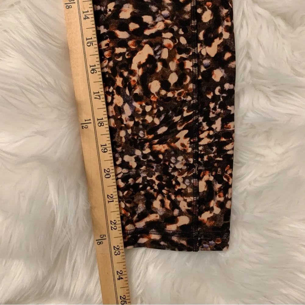 Lululemon Invigorate Hi-Rise Crop 23” Motion Flux Multi Size 8 Pockets Leggings